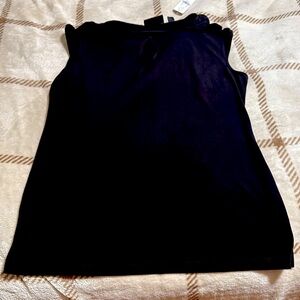 NWT New York & Company Small sleeveless Black Top